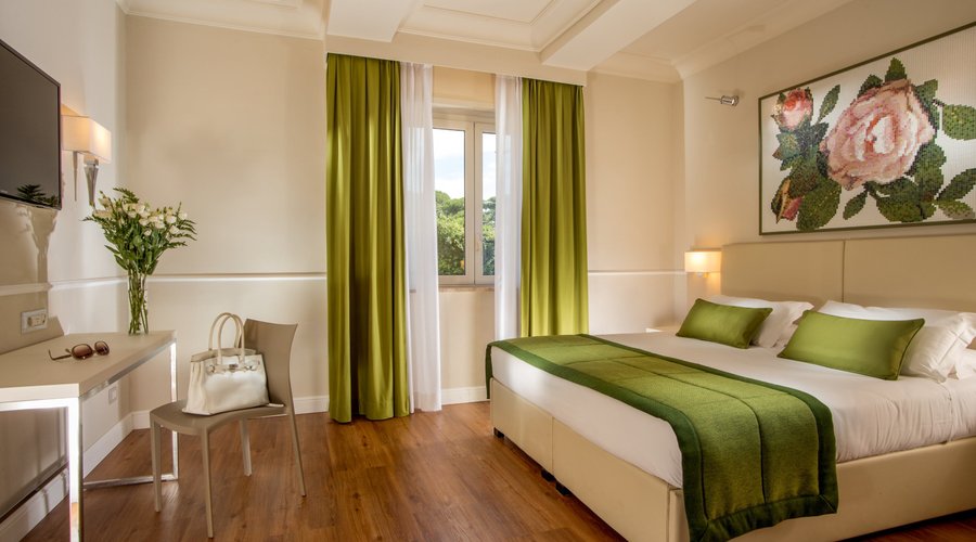 DOUBLE ROOM HOTEL CRISTOFORO COLOMBO ROME