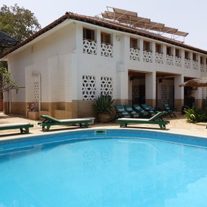 view from the pool