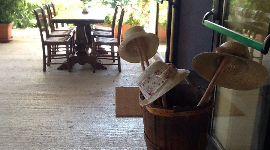L'esterno Del cappello di paglia