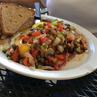 My Wife's Breakfast - Can't remember the name, but this was a half portion!