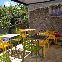 terrasse colorée