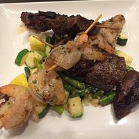 Shrimp and Steak Kebab - great flavor