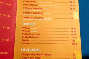 Cardápio