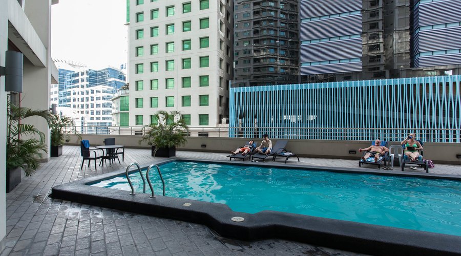 The Pool at the Mandarin Plaza Hotel