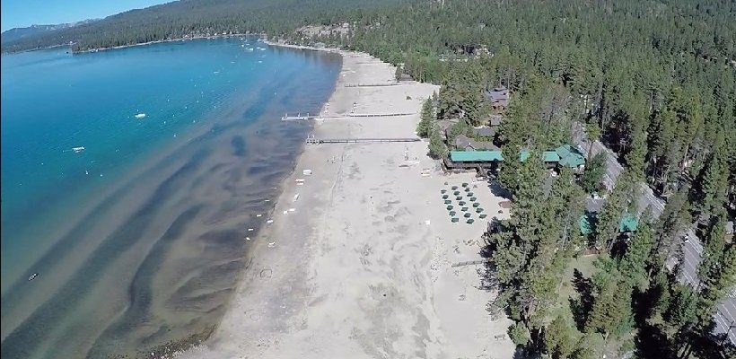 Look at that amazing sandy beach!