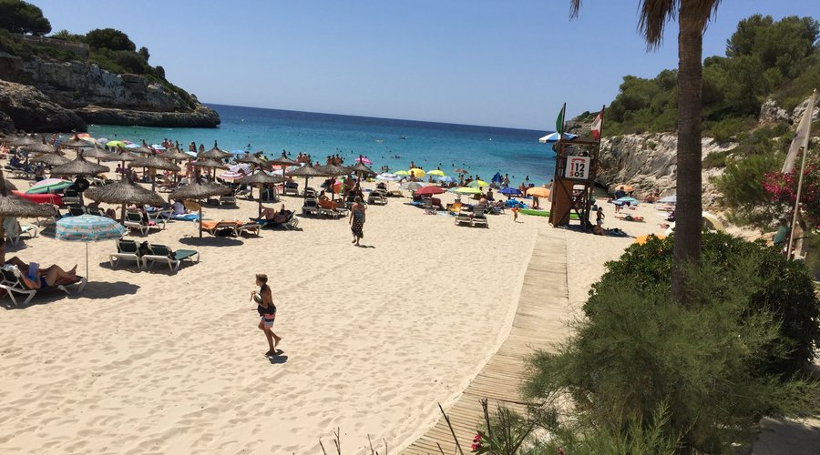 Beautiful beach at Cala Anguila