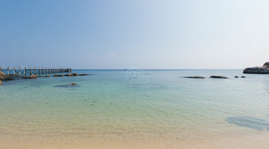 Beach at the Minang Cove Resort