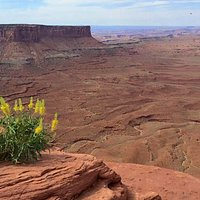 Orange Cliffs Overlook at Canyonlands National Park - Island in the Sky.