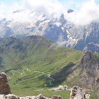 Marmolada Group (background)