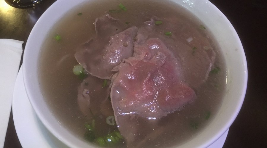 Here's the Pho Tai and the General Tso's Chicken. Yum.