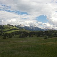 Vista cime innevate