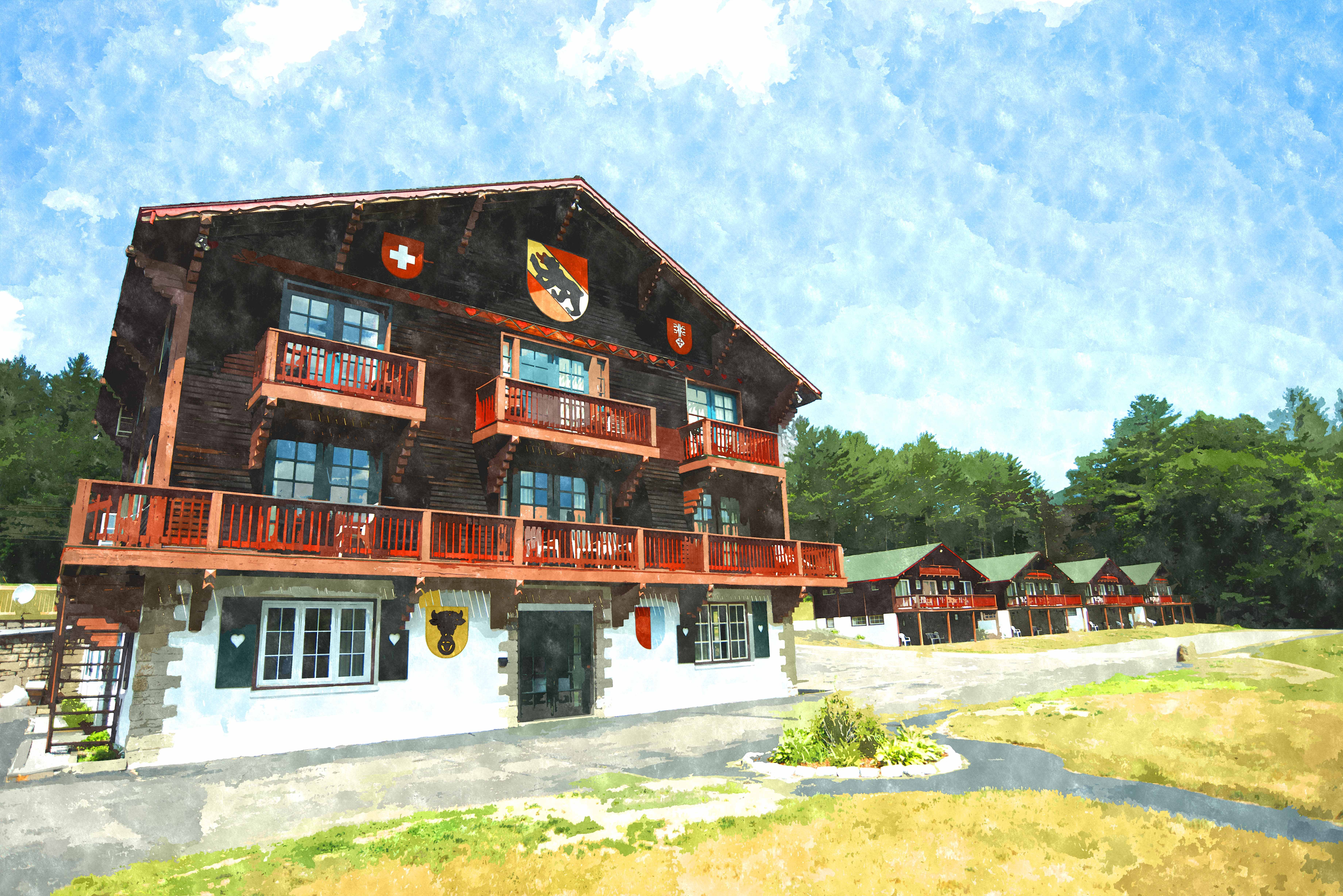 swiss chalets village inn        
        <figure class=