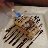 The coconut, orange and chocolate roulade