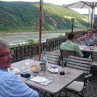 Faboulus view and excellent food and wine