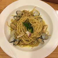蒜香白酒蛤蠣義大利麵