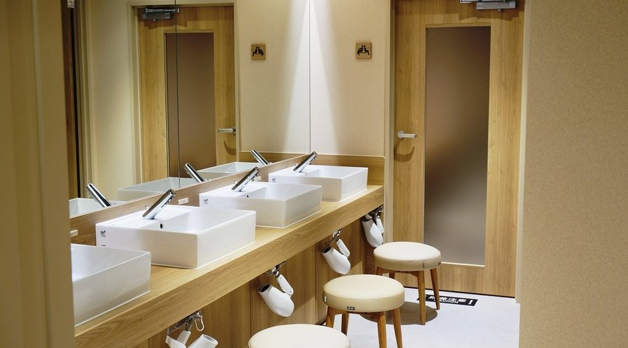 Restroom and shower room