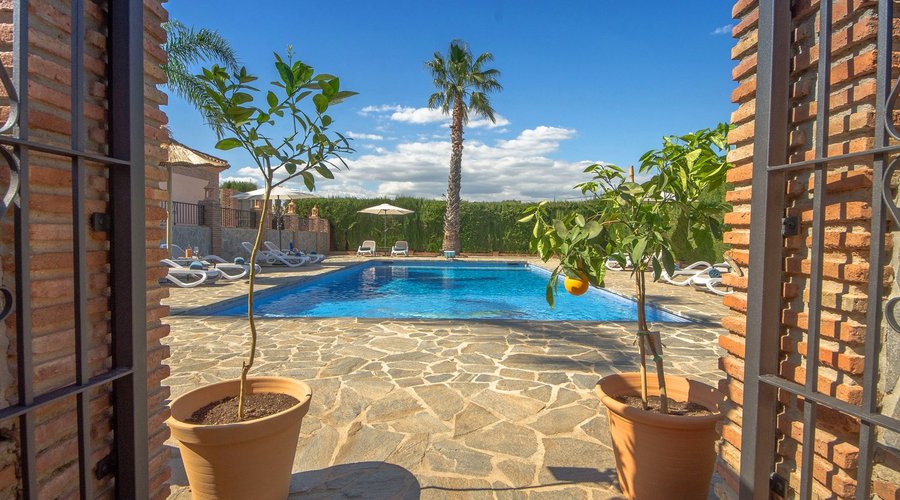 Villa CONMIGO: take a refreshing swim in the large swimming pool (5,5m x 11,5m)