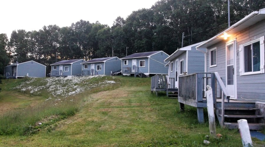 Les chalets au petit matin