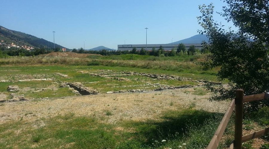 La parte destra della domus etrusca