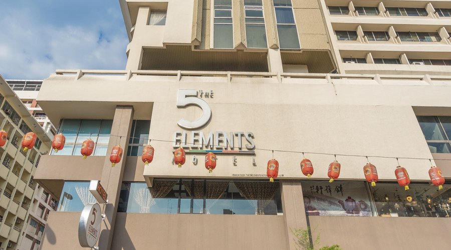 Facade of The 5 Elements Hotel