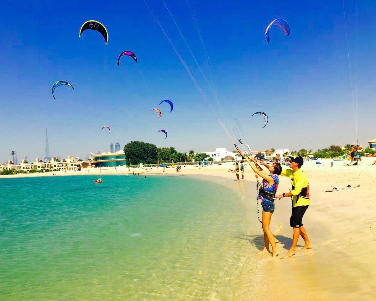 Kite Beach пляж в Дубае