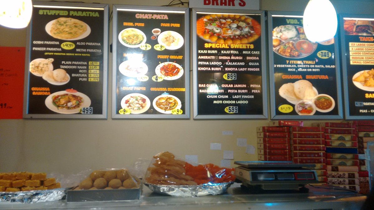 BRAR SWEETS & RESTAURANT, Toronto - Rexdale - Menu, Prices & Restaurant ...