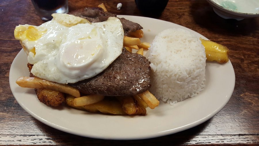Bistec a lo pobre (06/22/16) $16 dls