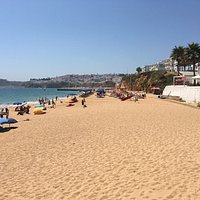 Beach in front of The Waterfront Cafe / Bar