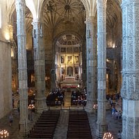 Church of Santa Maria - view into the church interior