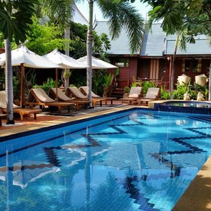 The beautiful Ruen Kanok resort.