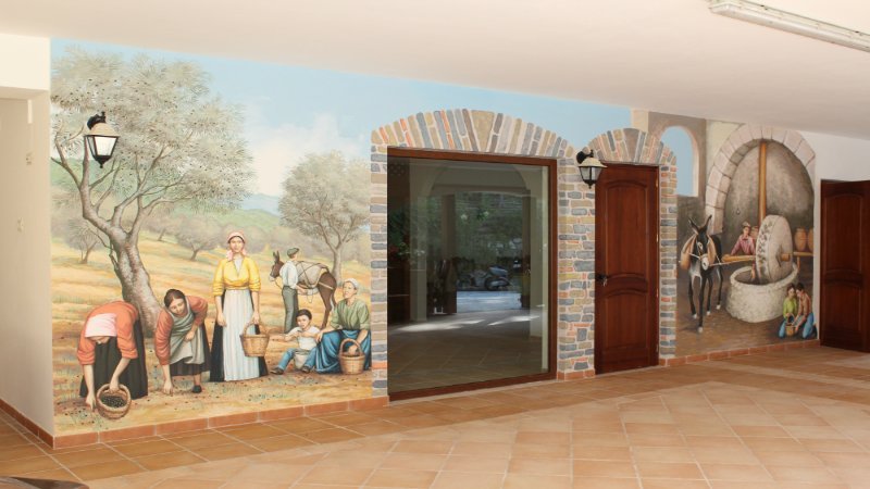 Murales disegnati presso la nostra struttura