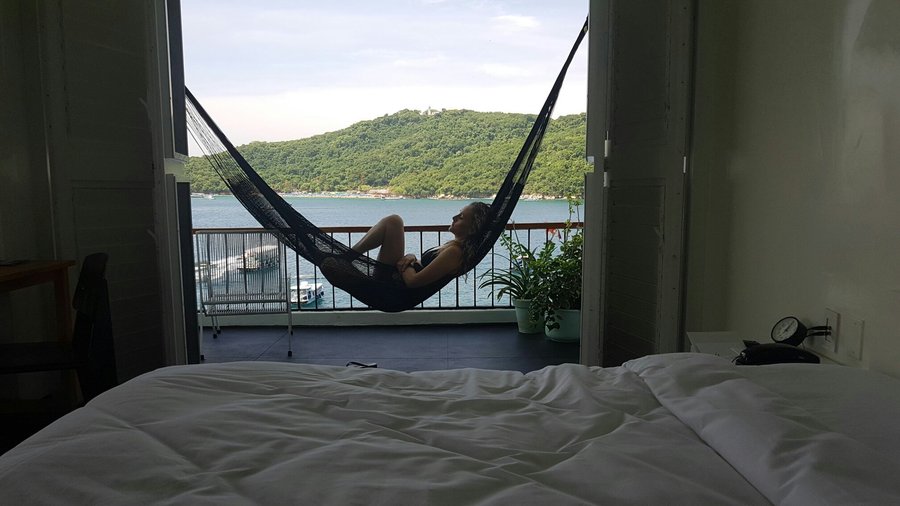 Retro styled hotel, romantic and quiet