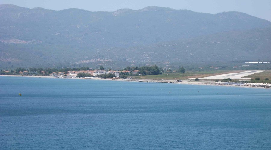 A panoramic view from Pythagorio