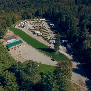 Aerial view of Camp Bridal