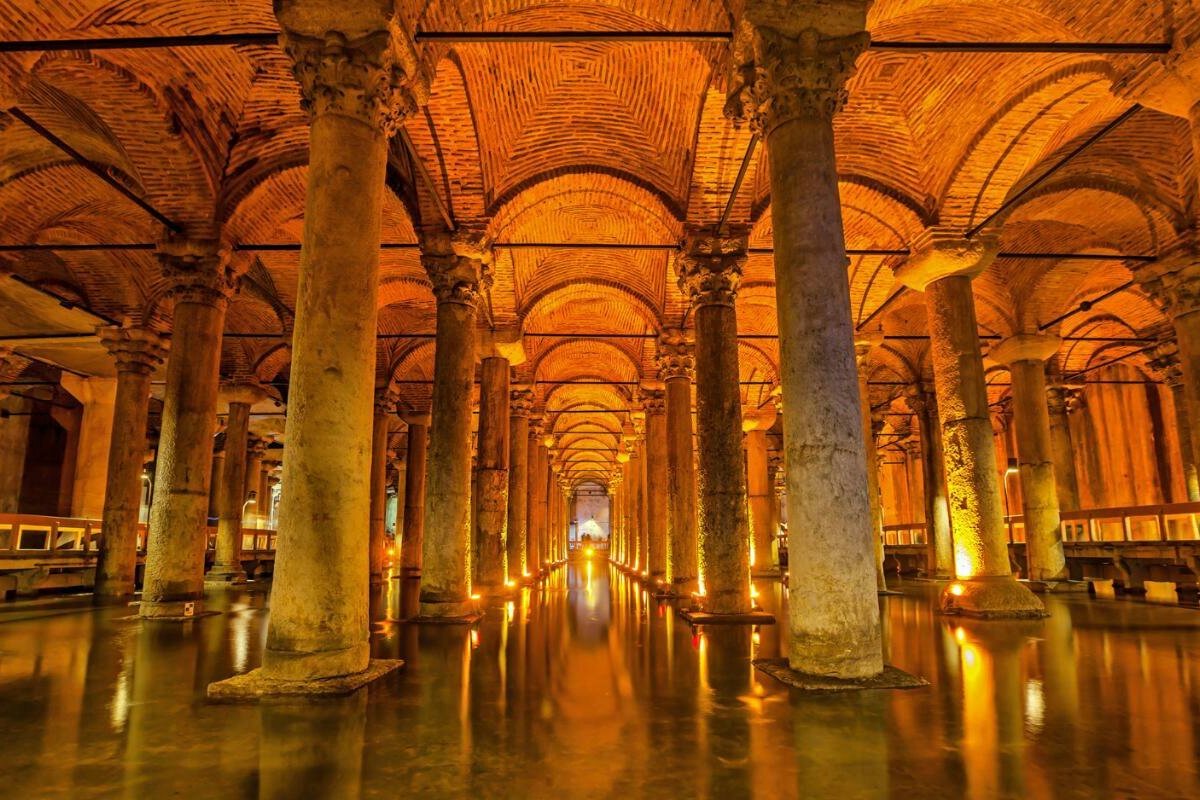 Entrance To Cistern In Istanbul