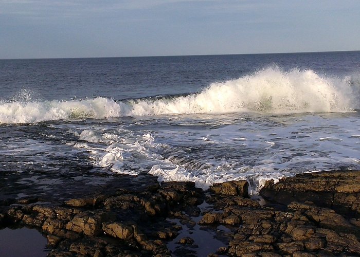 Behind Stag Rock, Bamburgh.