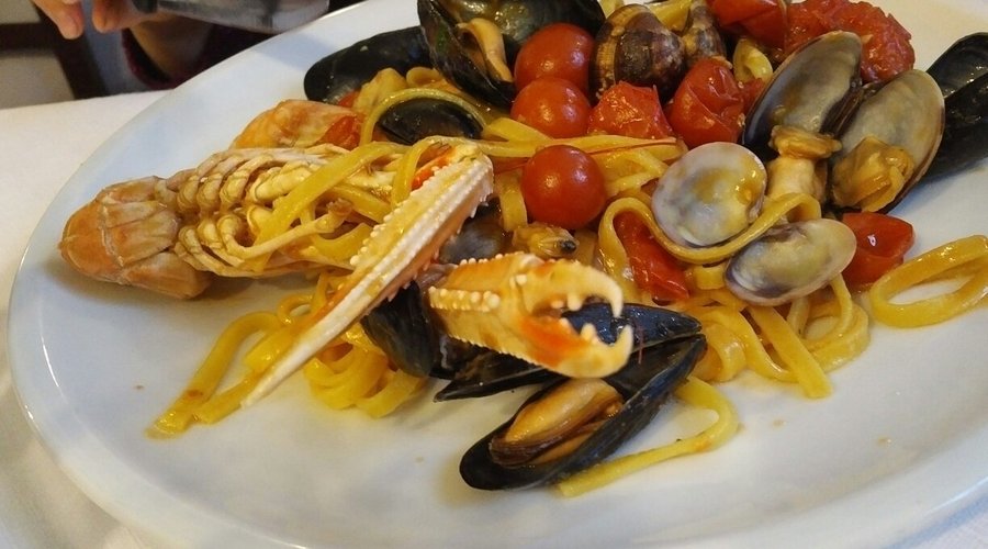 Taglioline frutti di mare
