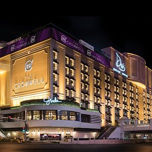 The Cromwell in Las Vegas, image may contain: Hotel, Building, Resort, Pool