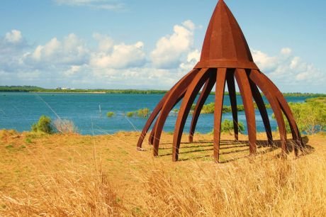 Mangrove Pod - beautiful public works along the Bluewater Trail.