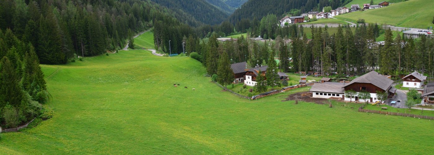 Looking towards Ciasa Pradel
