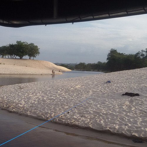 Naked beach in Manaus