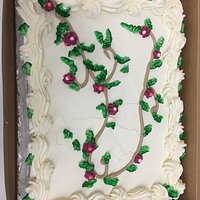 Beautiful cake put together for us last minute - they had it ready in less than 24hrs, and perfe