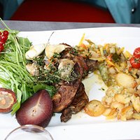 Superbe présentation des plats