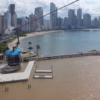 regresando, fabulosa vista de Camboriu.