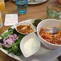 Vegetarian Tika plate