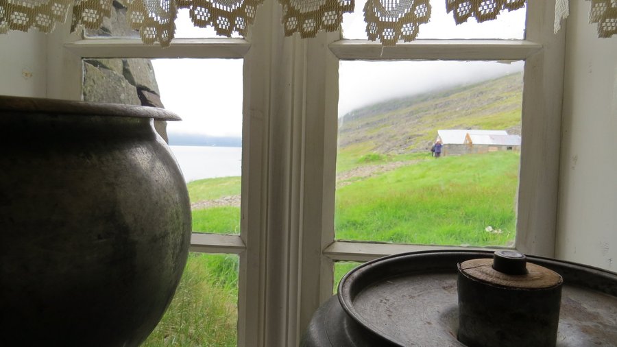 View from inside the house