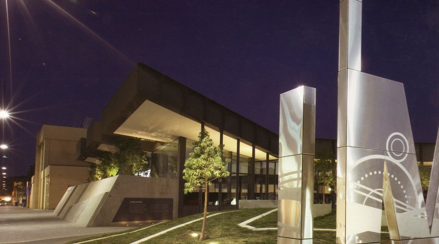 LibraryMuseum at night