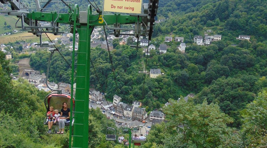 getrokken vanuit de kabelbaan