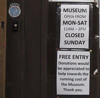 Lambretta Museum, opening times Mon-Sat, 11.00-14.00