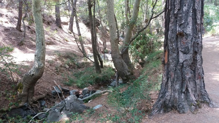 The Mesa Potamos waterfall